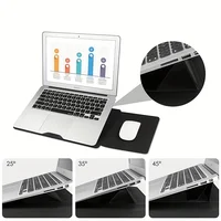 Housse pour ordinateur portable Dormin en cuir 13,3'15,6' avec support ergonomique réglable, conception Velcro non magnétique, étui portable pour Mac Dell HP 3