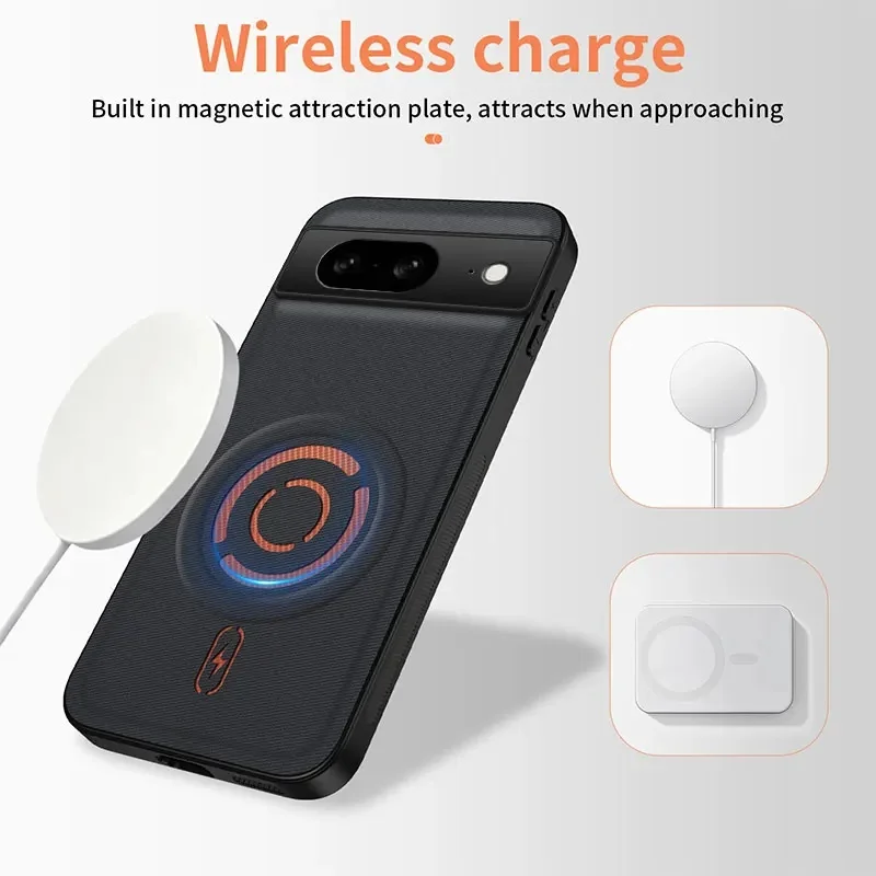 Luxury Technology Weaving Magnetic ShockProof Fabric Case – Premium Back Cover