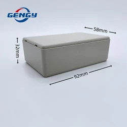 Compact Plastic Enclosure Box for DIY Electronic Projects - 92x58x32mm (92x58x32mm White)