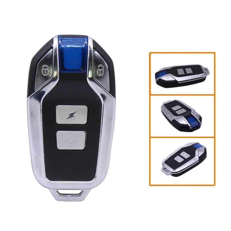 Elecpow Bike Motorcycle Lock Alarm Wireless Remote Control Waterproof 110dB Scooter Burglar Vibration Alarm Cable Lock