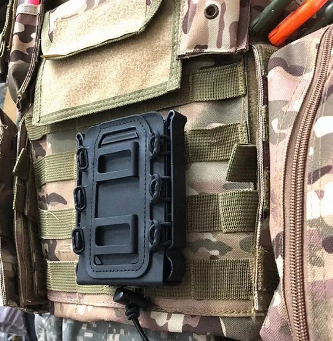 IDOGEAR Magazintasche Pouch 5.56 9mm Molle Mag Carrier Pistole Gewehr Ausrüstung