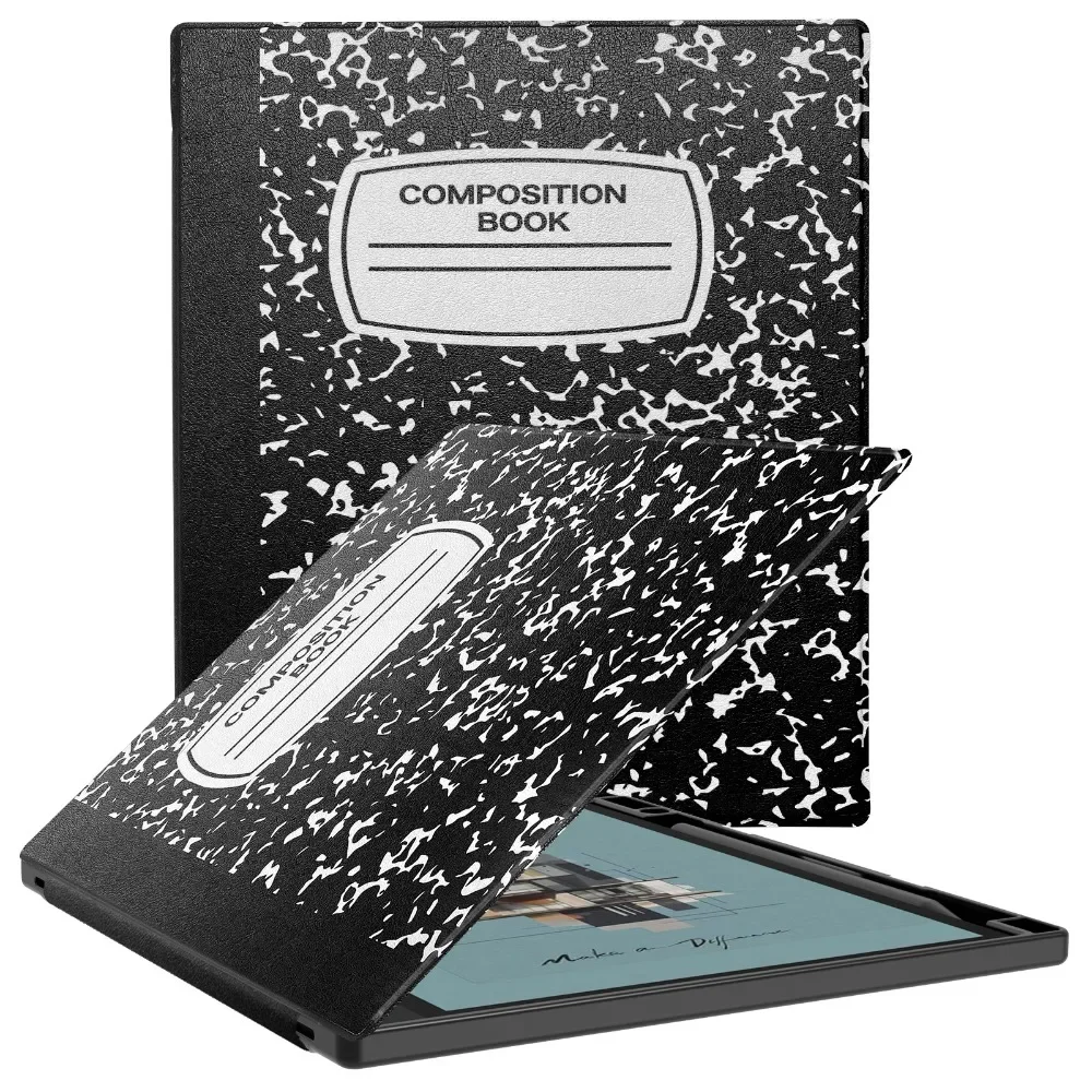 Premium Smart Cover with Auto Sleep/Wake & Pencil Holder - Magnetic Acrylic Back Shell