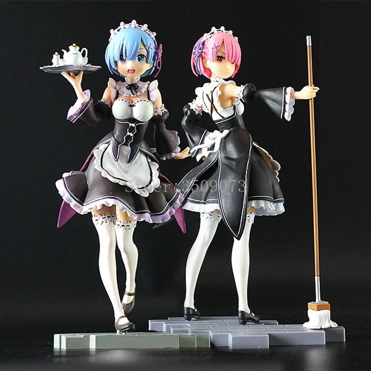 Фигурка аниме Re Zero Start Life in other World экшн-фигурка Рем и Рам игрушки фигурка