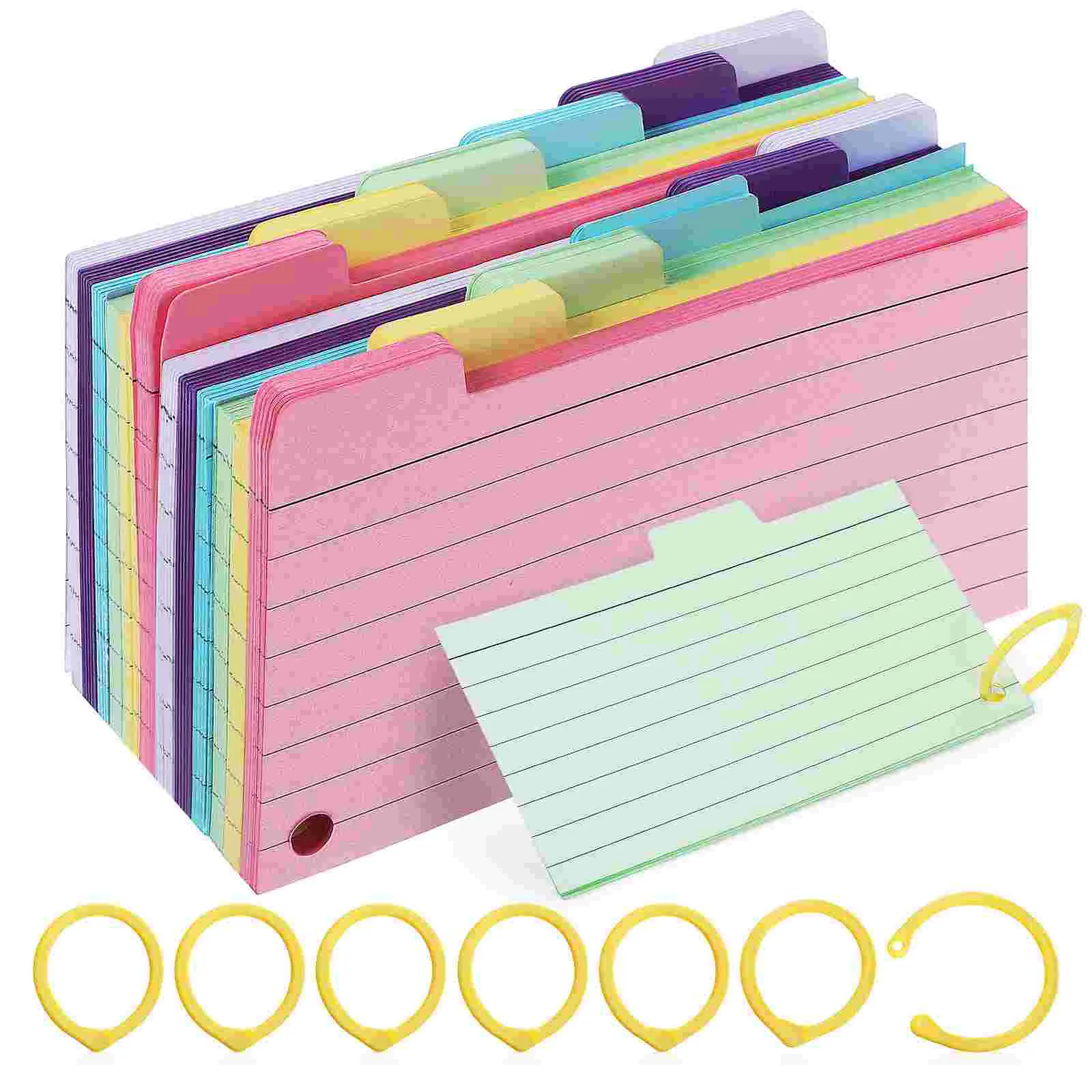 

Spiral Notepads Memo Pads Lined Flash Cards with Binder Rings Small Memo Pads Lined Notepads for Study Learning