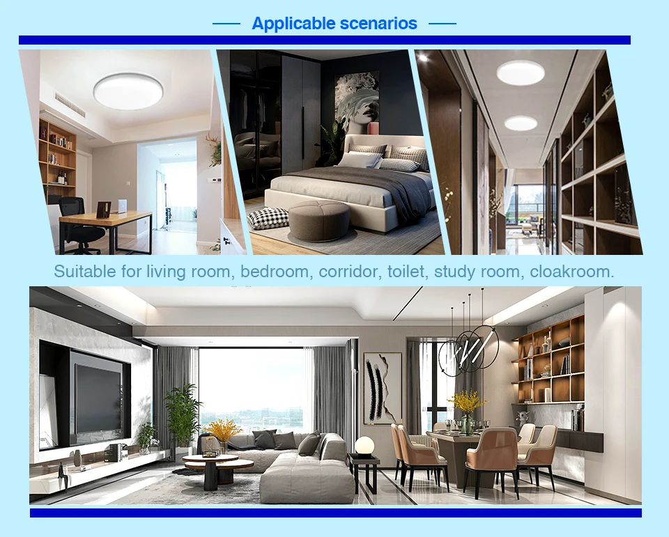 LED Ceiling Lights 220V Ultrathin Led Lamps 3-Color CCT Panel Light S132e9d573d5a4e9b9cbf30d40b8b84a7g