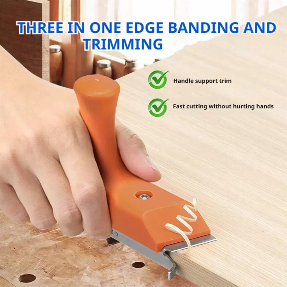 3-in-1 Universal Woodworking Edge Trimming Knife For Precision Deburring Scrapingand Chamfering On Wood Boards Repair Tool