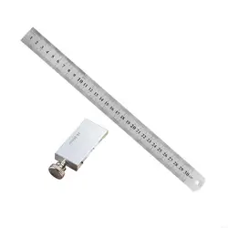 Precision Metal Marking Gauge with Slide Stop - Carpentry & Woodworking Scribing Ruler (30cm)