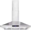 Tieasy 36 inch 700CFM Wall Mount Touch Panel Ducted/Ductless LED Lights Stainless Steel kitchen Range Hood USGD1090 1