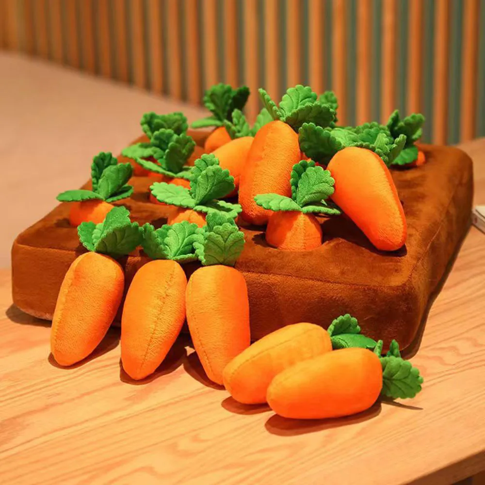 Dropship 12 Plush Carrots Enrichment Dog Puzzle Toys Hide And Seek Carrot  Farm Dog Toys Carrot Patch Dog Snuffle Toy For Puppy Large Dogs to Sell  Online at a Lower Price