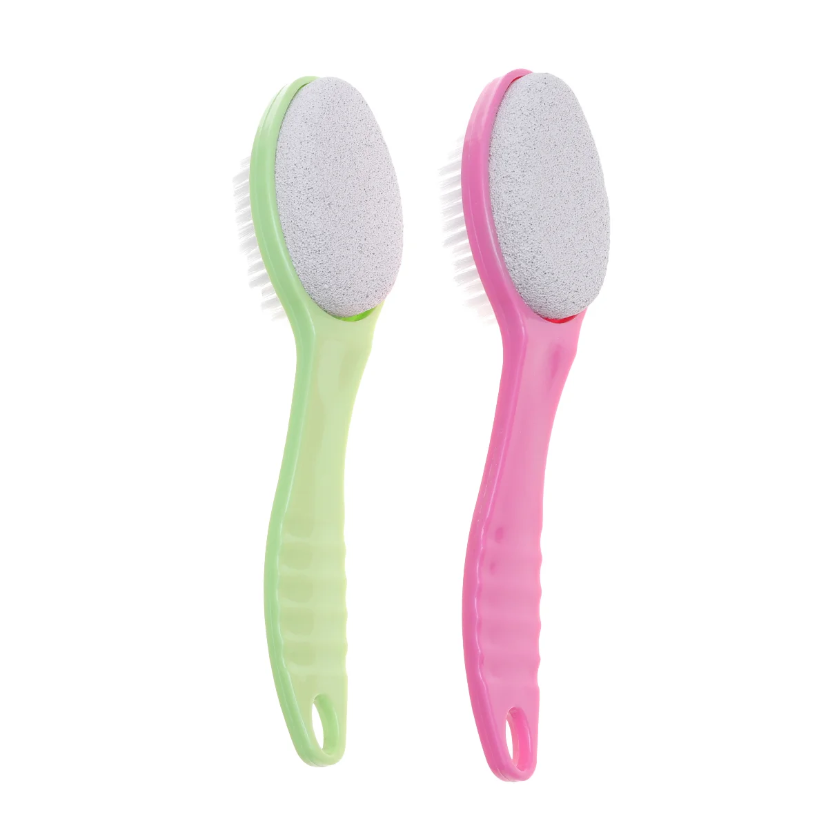 

2pcs Dead Skin Remover Mutifunction Feet Files Pedicure Scrubber Rasp Dual Sided for Exfoliates Removes Hard Skin (Random Color)