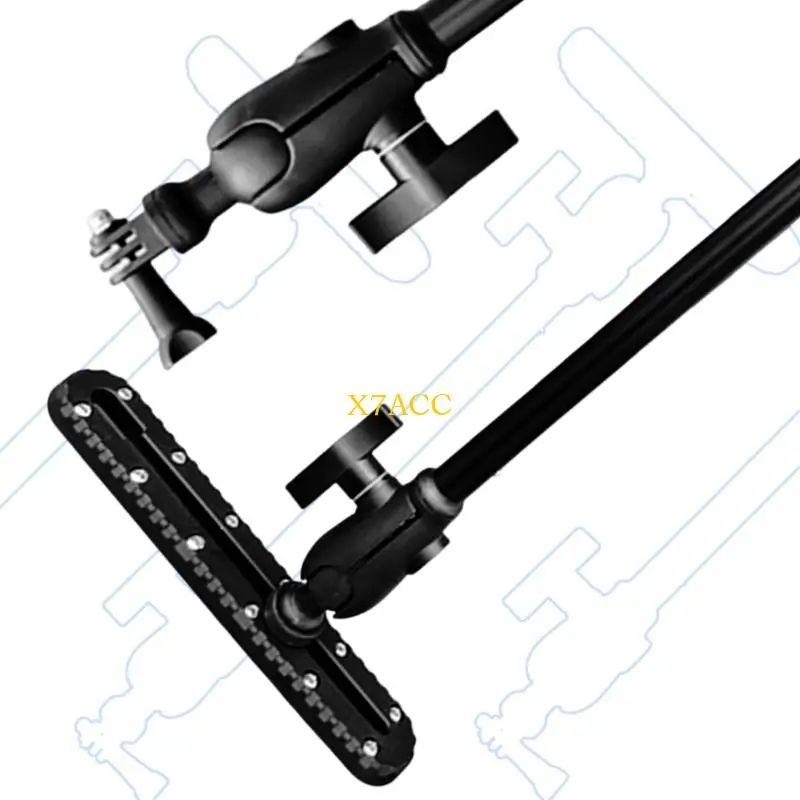 x7ac 범용 액션 카메라 마운트 조절 가능한 트랙 경량 카메라 랙