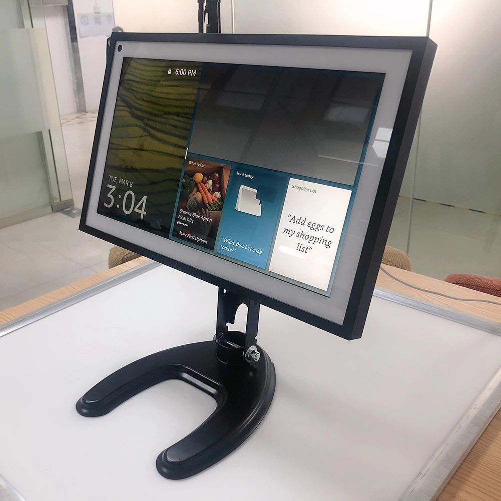 Suporte para Monitor Portátil Base de Exibição Universal Rotativa Desktop Monitor para Amazon Echo Show 15 Tablet - Imagem 2