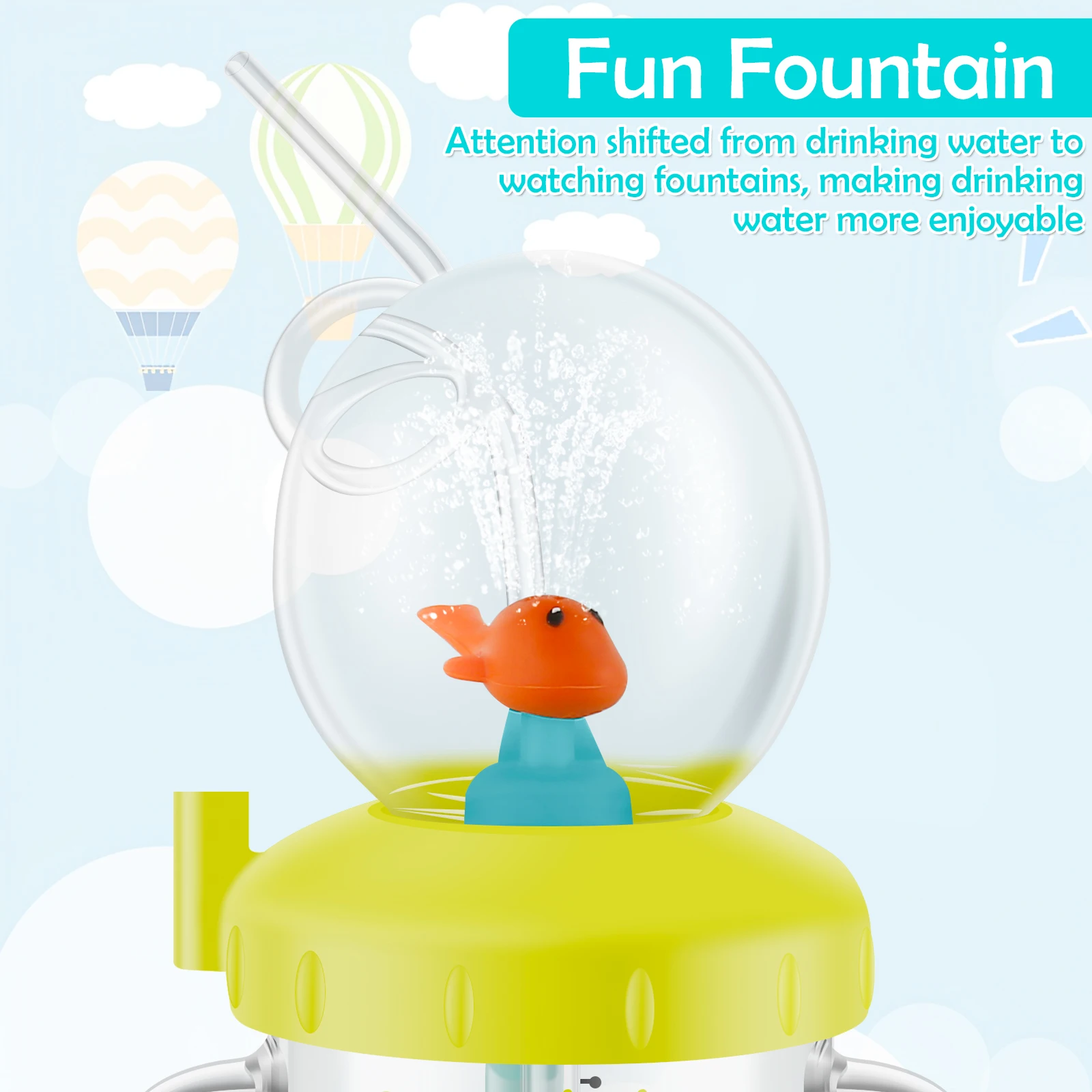 220ML Baby Whale Water Feeding Cup
