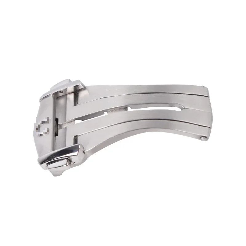 Watch Band Adapter Stainless Steel Butterfly Fly Horse 18mm 20mm Double Press Butterfly Buckle Watch Band Adapter For Omega