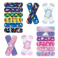 40pcs/set 50pcs/set 60pcs/set Cartoon Band Aid Wound Dressing Patch Plaster for Children Skin Tape First Aid Adhesive Bandages 1