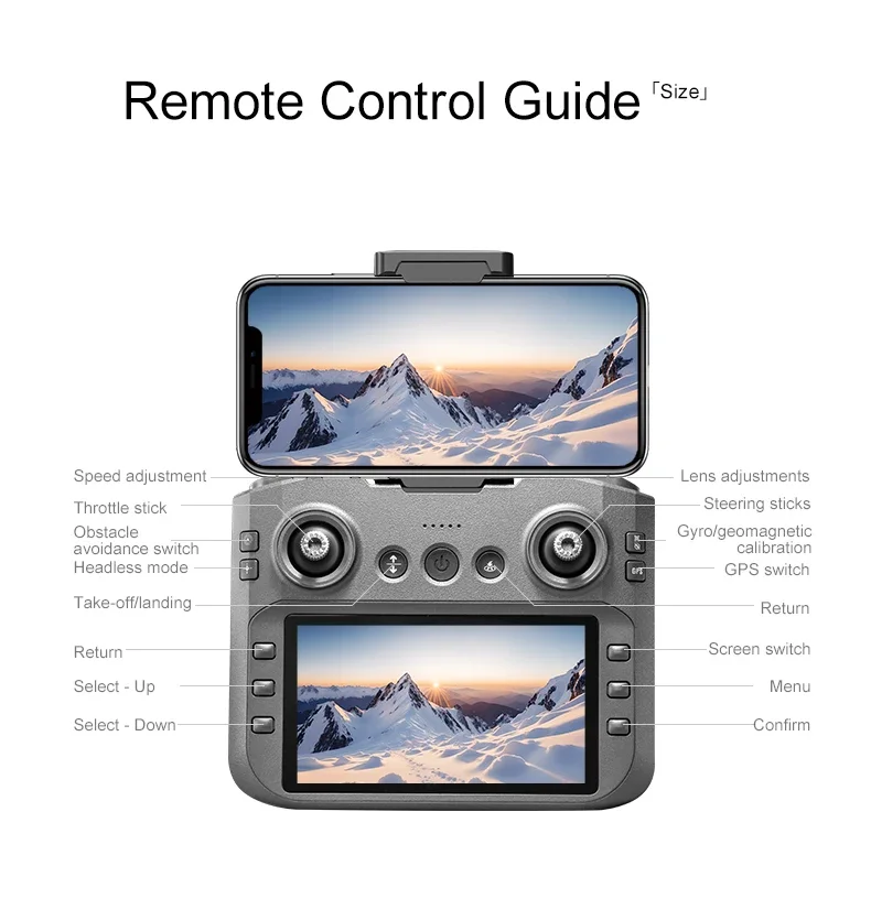 Xiaomi A14 Pro max GPS Brushless 8K Triple Camera HD Optical Flow Intelligent Ob