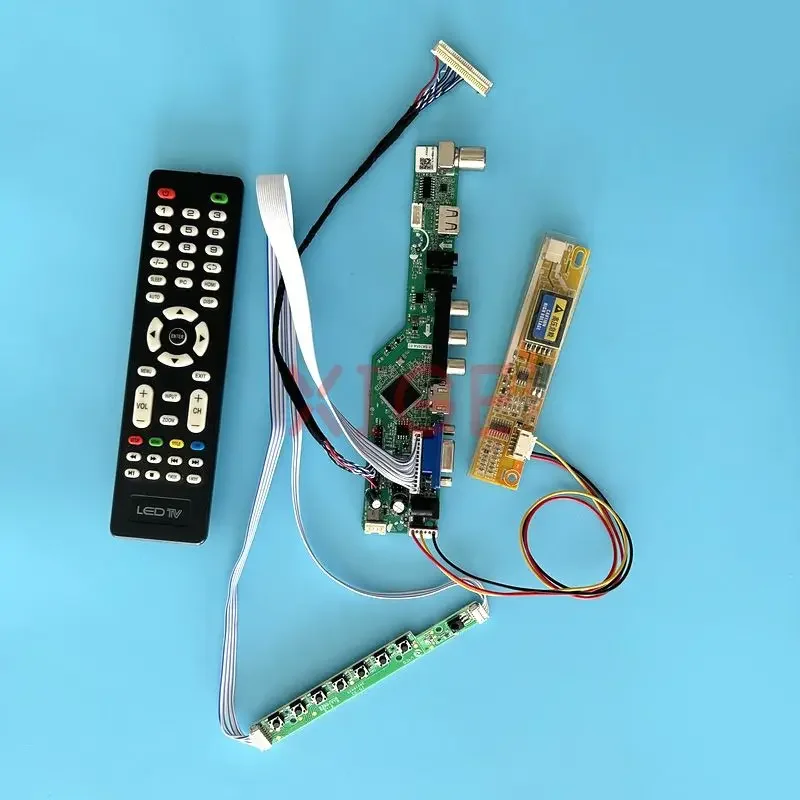

Контроллер для ЖК-экрана TX39D30VC1GAA LQ154K1LA LQ154K1LB, комплект «сделай сам», ТВ, аналоговый 1CCFL VGA + HDMI + AV + USB + ИК 1280*800, 30-контактный экран LVDS