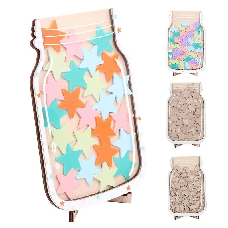 

Reward Jar For Toddlers Reward Board Gifts Reward System Wooden For Classroom Responsibility Children Decor Incentive Jar