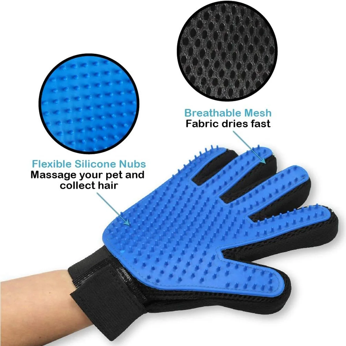 Gloves pet hair remover gloves cat gloves brush pet hair removal tool right-hand set reusable dog tool 1PC pet hair remover gloves