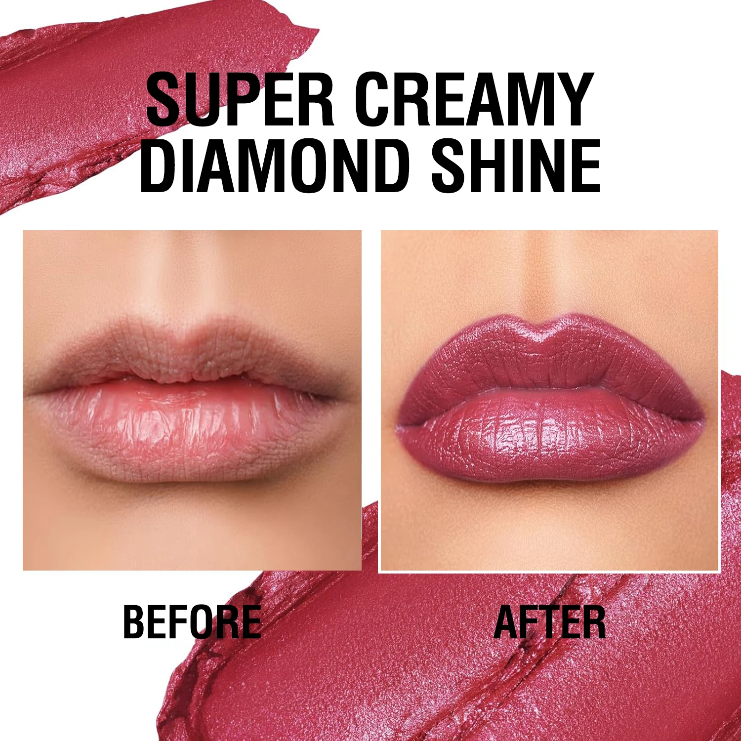 Glitter Lipstick Quicksand Gold Moisturizing Silky Long-lasting Waterproof