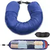 U-shaped Pillow That You Stuff With Clothes Portable Outdoor Travel Storage Bag Pillow Car Headrest Household Travel Neck Pillow 1