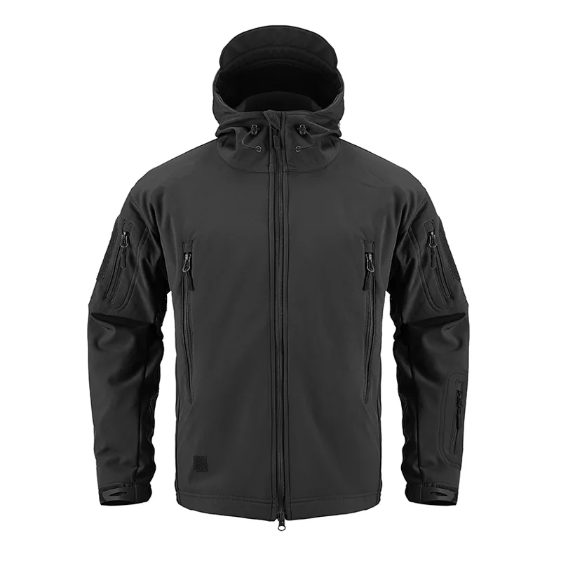 Giacca Softshell Tattica Mimetica Impermeabile E Antivento, Fodera In Pile, Per Autunno Inverno