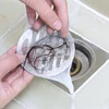 100PCS Hair Catcher Bags Sink Filter Drain Bathroom Shower Filter Hair Catcher Mesh Bag Sink Strainer Filter Water Stopper 3