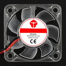 

2510 3010 4010 Cooling Fan LED Light Cooler Fan Luminous Hydraulic Bearing Fan Mini 12V/24V Radiator 3D Printer Parts