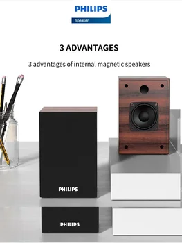 Philips SPA20 Speaker Bluetooth with 360 degree Surround Sound Bluetooth Wireless Stereo for Computer Macbook Laptop 3