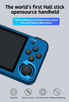 ANBERNIC RG353M Handheld Game Console Aluminium Alloy CNC Support Dual OS Android 11+Linux, 5G WiFi 4.2 Bluetooth 3.5 Inch IPS 3