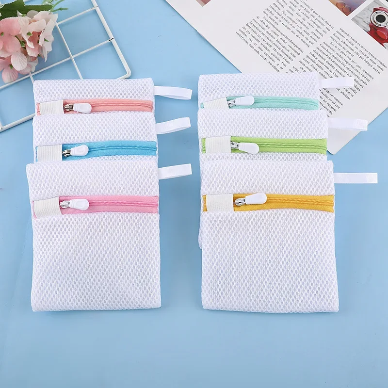 Square Polyester Mesh Laundry Bag Clothing Protection Disinfectant Granule Detergent Pod Isolation Bag Washing Machine Storage laundry bag storage bags clothes washing bag