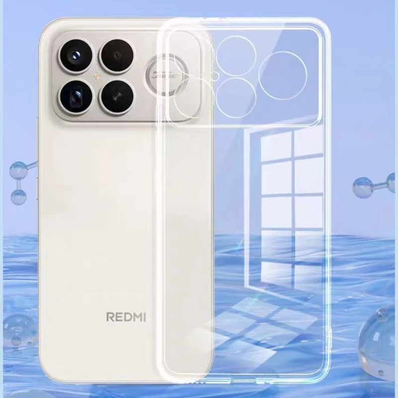 Sleek Transparent Soft TPU Silicone Protective Phone Case