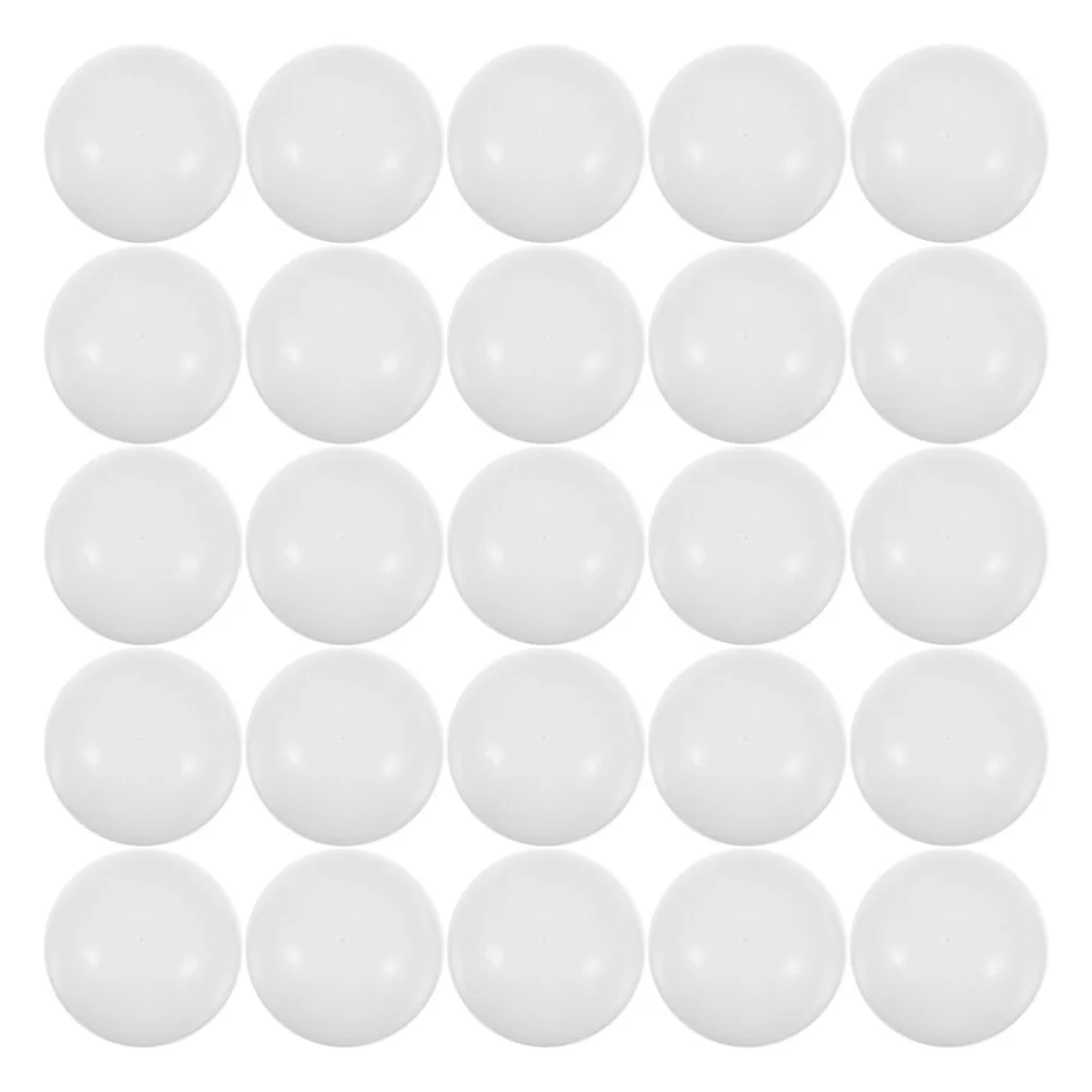 

30Pcs Round Vending Machine Capsules 4Cm Small Lottery Balls Bingo Raffle Drawing Balls Hollow Plastic Openable Balls White