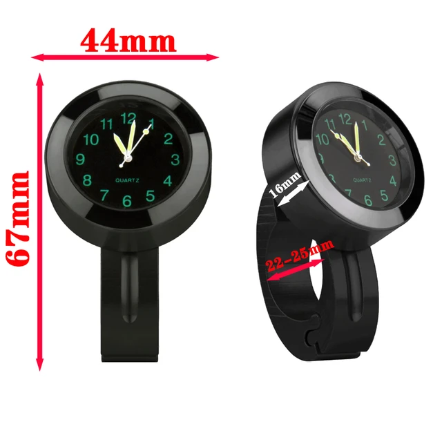 Montre de Guidon Horloge Pour Moto- Vélo 7-8 - 1 | Étanche | antichoc  ABI25