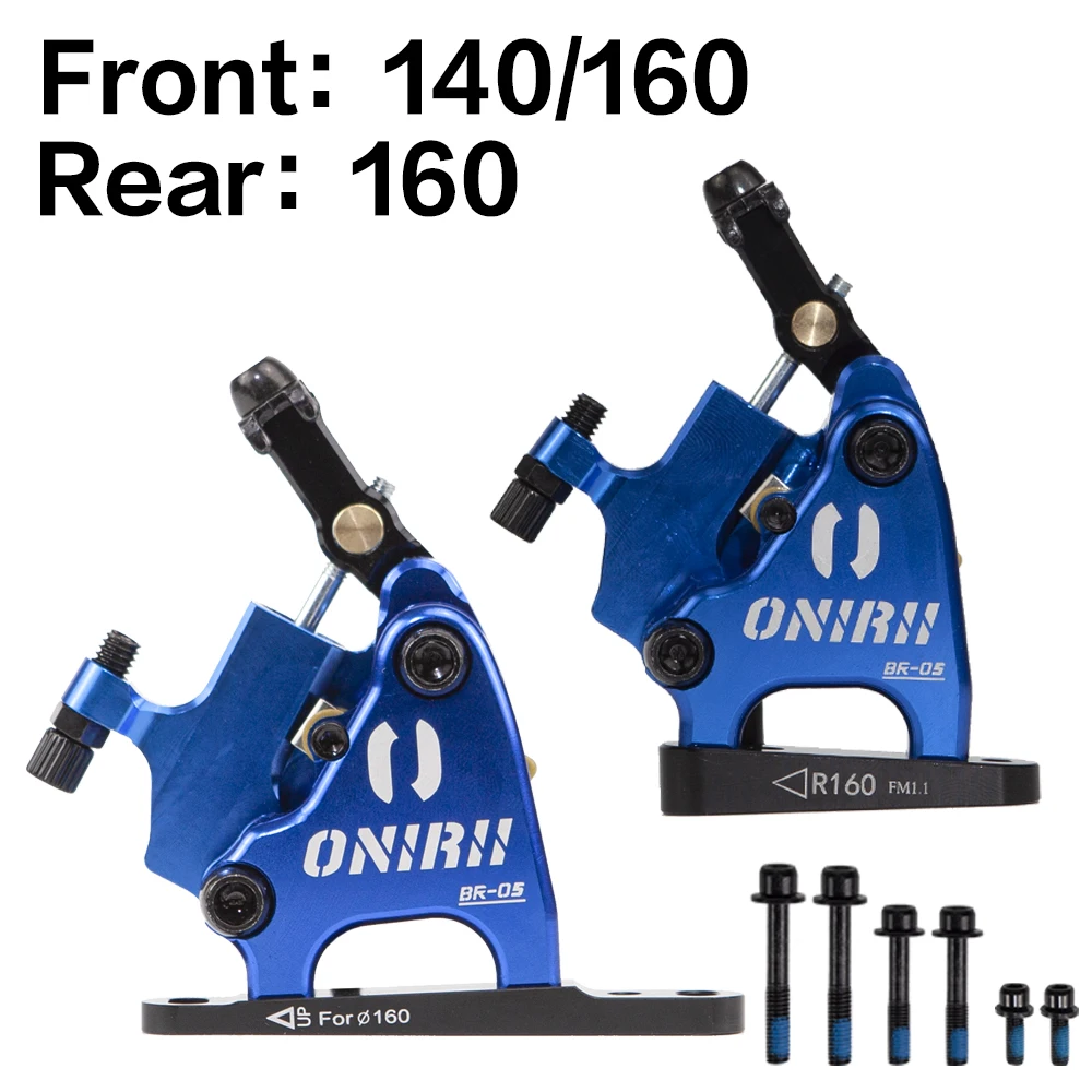 ONIRII ワイヤー牽引油圧ディスクブレーキキャリパーフラットマウント