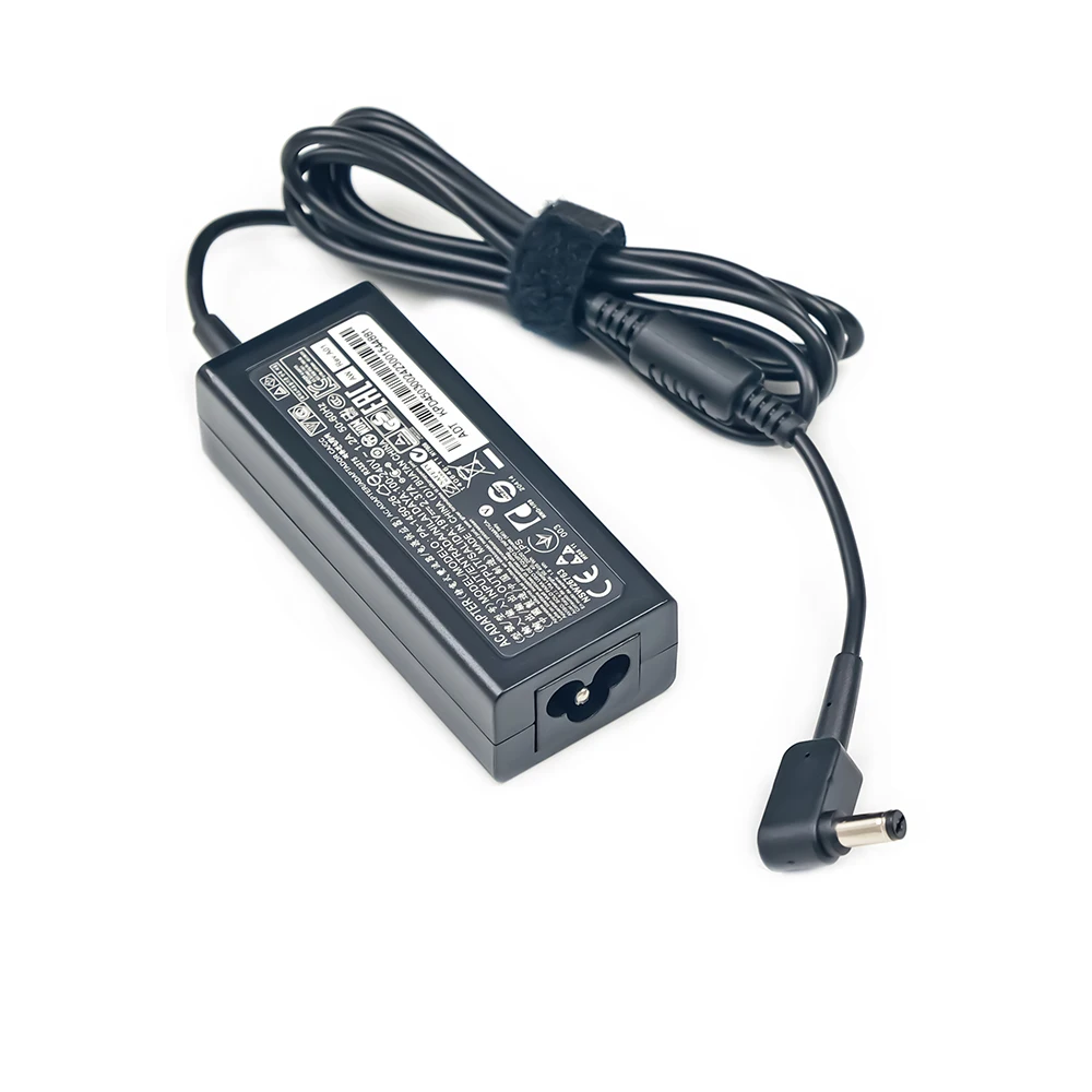 Acer Aspire 3 A314-31 A515-51-3509 E5-573-516D 시리즈 노트북 전원 공급 장치용 19V 2.37A 5.5*1.7MM 45W 노트북 어댑터 충전기