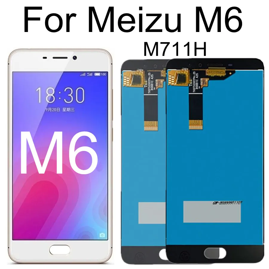 

5.2 ЖК-дисплея для Meizu M6 M711H M711M M711Q, ЖК-дисплей, сенсорная панель, дигитайзер в сборе для Meizu M6 LCD