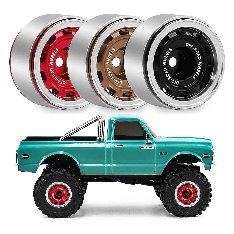 Jeu de 4 jantes RC 0,7 pouce pour crawler 1/30 Axial SCX30 Bronco Wrangler K10 Redcat Ascent-32
