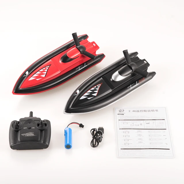 2.4G RC Boat High-speed  Remote Control Boat speedboat Model Dual Motor Rechargeable Batteries Children Toys for Boys 5