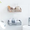New Shelf Bathroom Adhesive Storage Rack Hooks Kitchen Home Decoration Corner Shower Shelf Rack Storage Rack Accessories 3