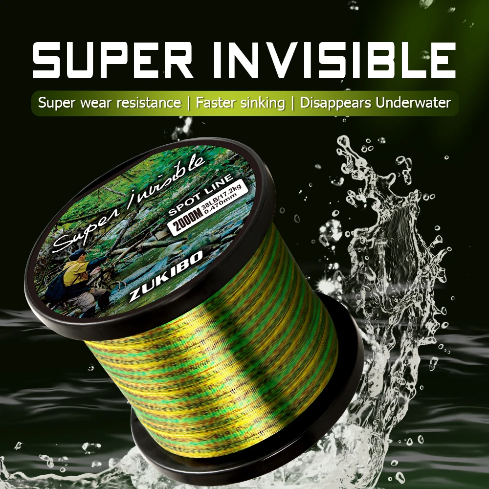 Invisible Nylon Fishing Line 1000m 500m 200m Fluorocarbon Coating Carp Fishing
