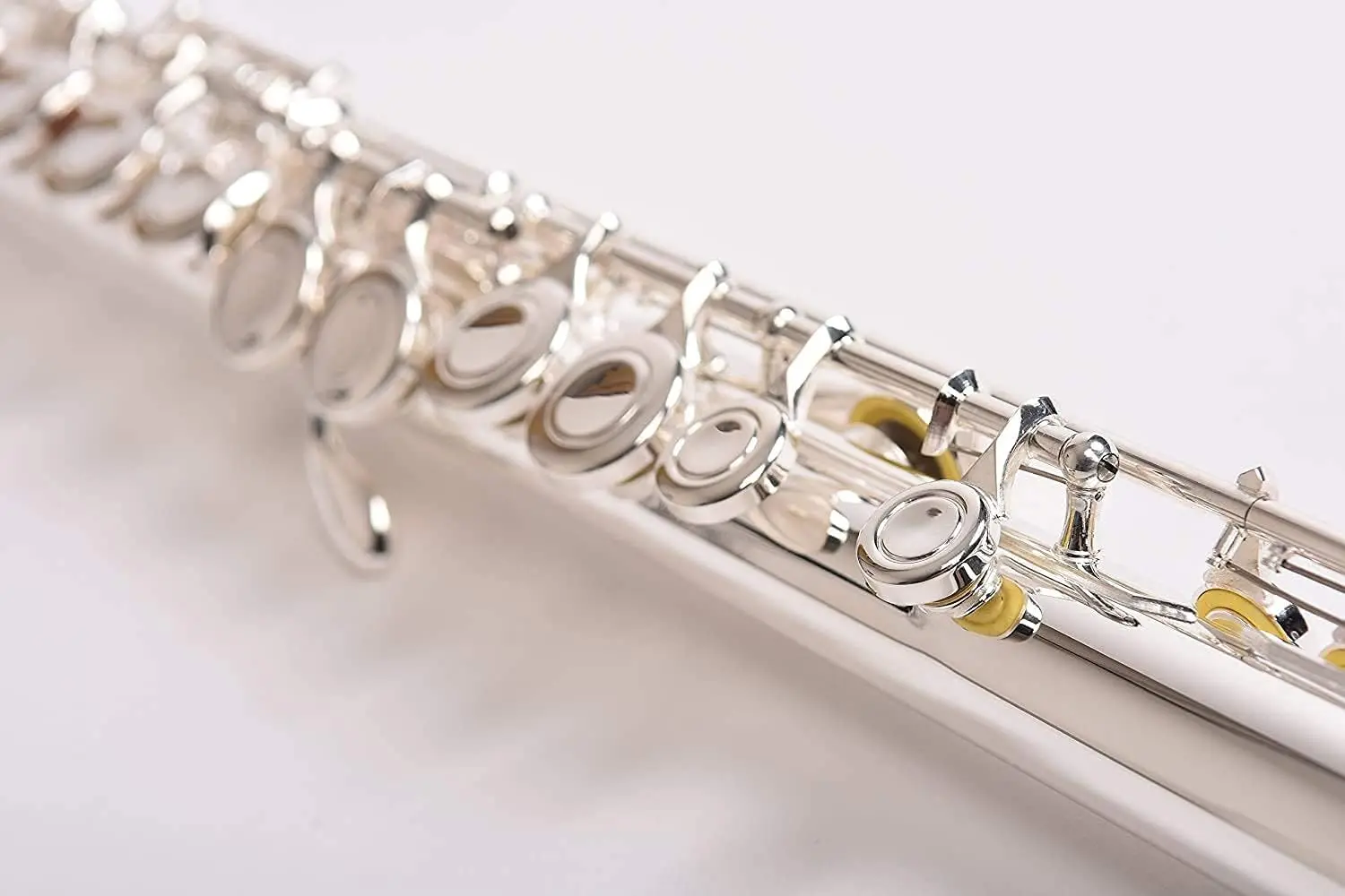 Herche Superior Flute M2 Upgraded! Professional Grade Musical Instruments for All Levels SOLID NICKEL-SILVER Complet