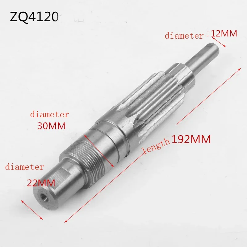 ZQ4120 Bench Drill Parts Main Shaft Drive Shaft Spline Sleeve Gear Pulley Drilling Machine Accessories