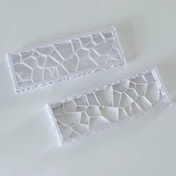 Enhanced Keyboard Case for 60% Layouts - Sleek and Stylish Design (White)