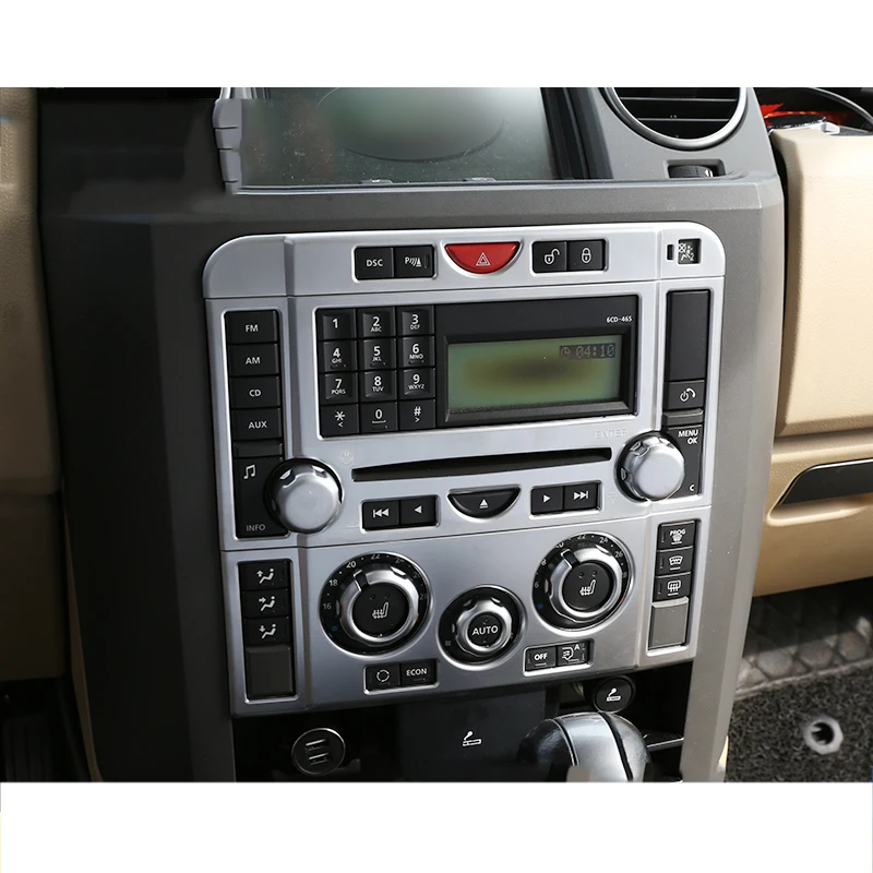 

Car Center Air Conditioning Control Panel Trims for Land Rover Discovery 3 2004 2005 2006 2007 2008 2009 Accessories Kit Auto