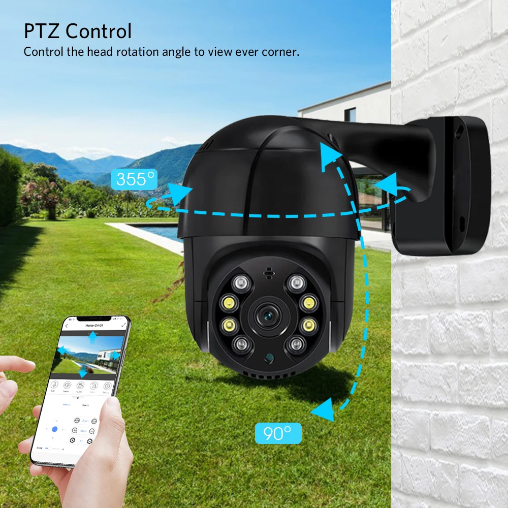 Xmeye 32CH NVR Kit 4K PTZ Security Camera System 8MP POE Ai Human Detected Two Way Audio Waterproof Video Surveillance Set P2P 3