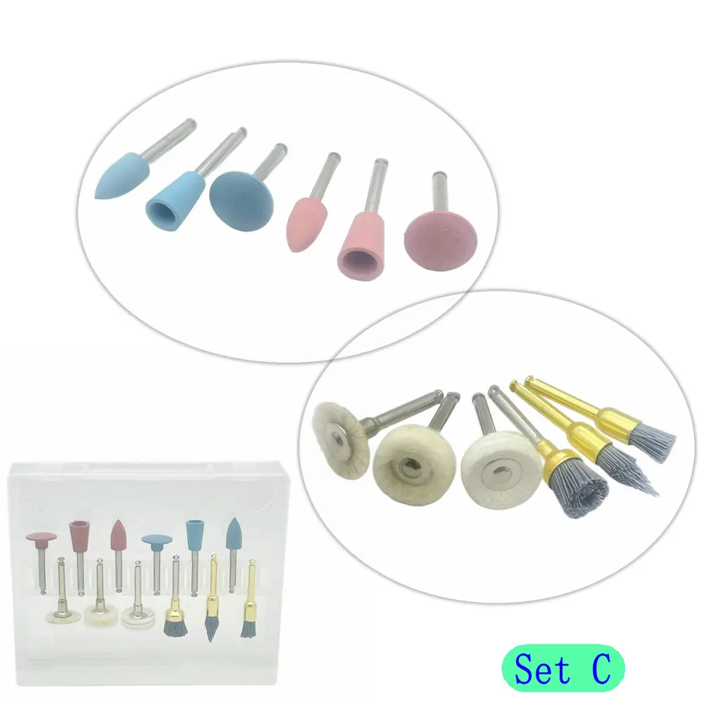 12 قطعة طقم تلميع مركب للأسنان RA 2.35 مللي متر لل...