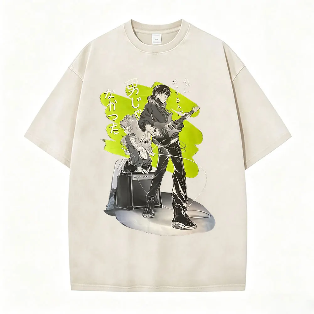 Vintage Washed Harajuku Cotton Casual T-Shirt - Unisex Clothing Top