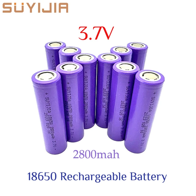 Pila Batería 18650 Recargable Litio 2200 Mah Reales 3.7 V