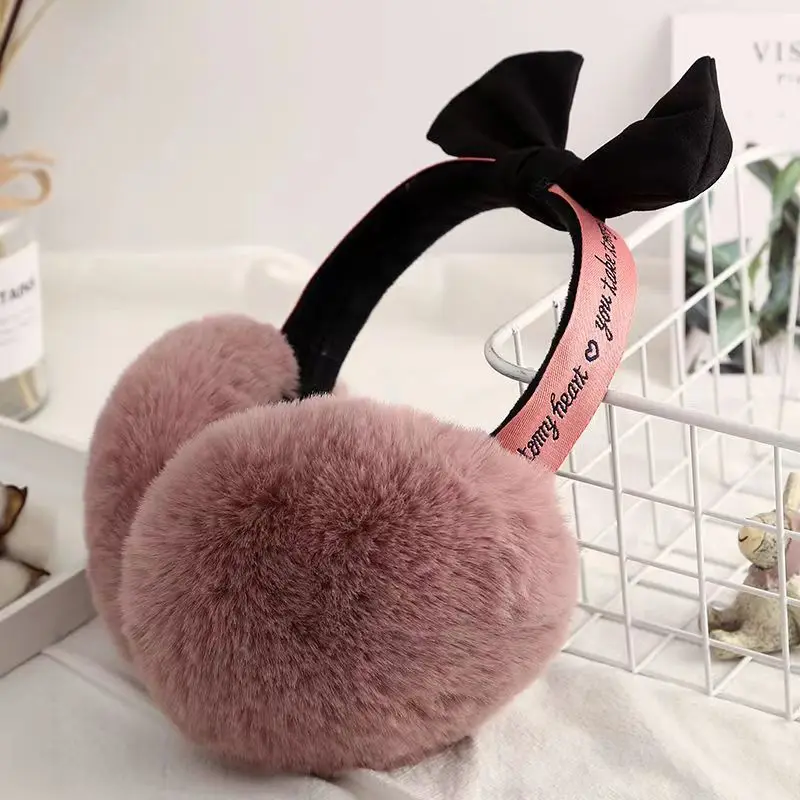 New Imitation fur Ear Muffs Autumn Winter Warm Earmuffs comfortable Unisex Skiing Fur Ear Warmer Woman Ear Cover